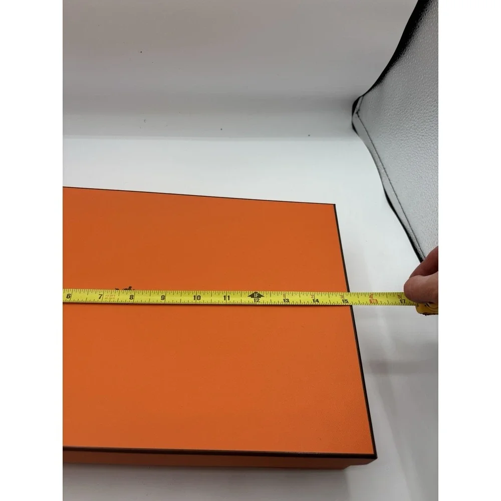 Hermes Authentic‎ Empty Gift box Tissue Ribbon 15